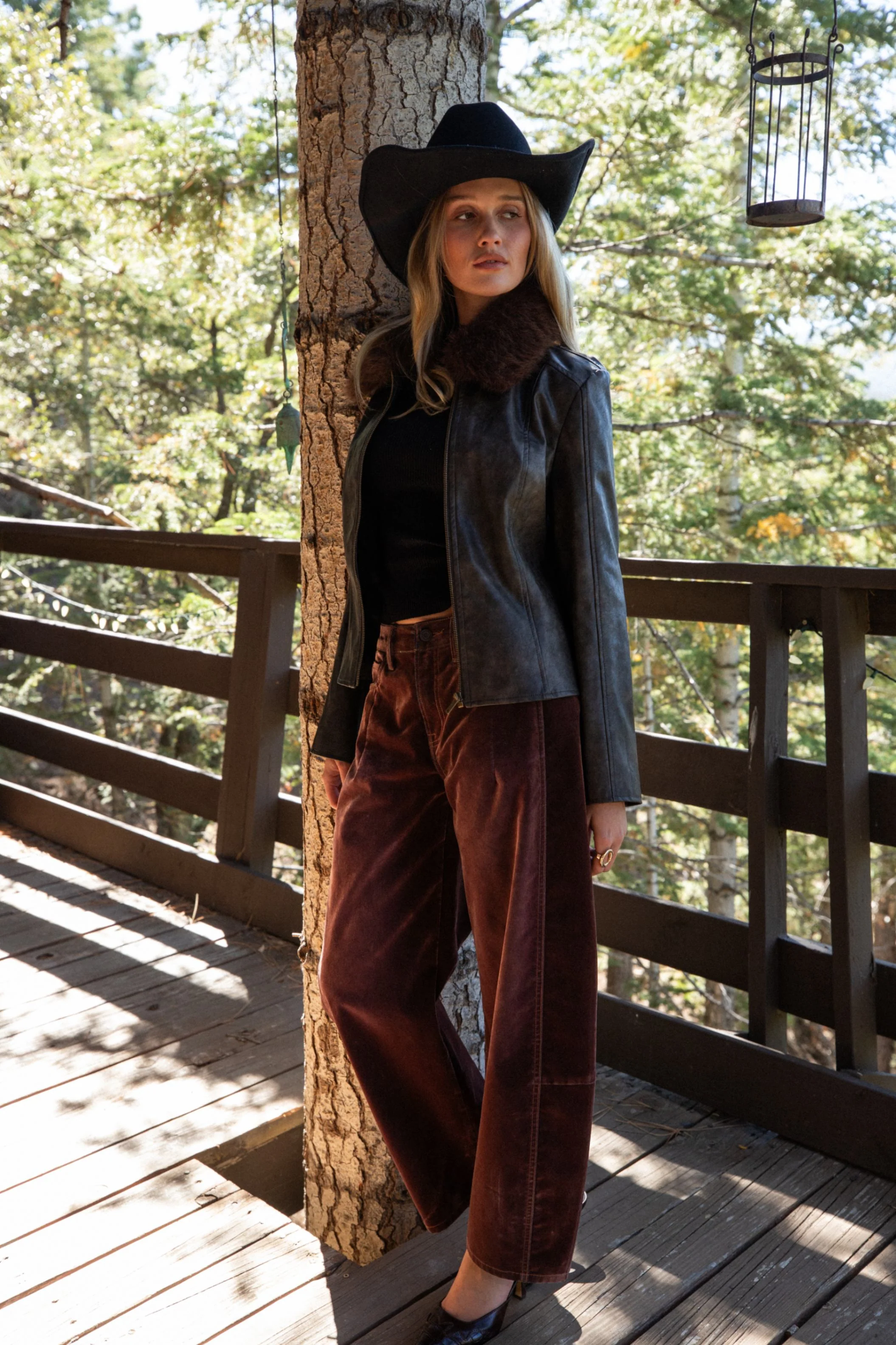 Beckett Espresso Vegan Leather Jacket - Image 13