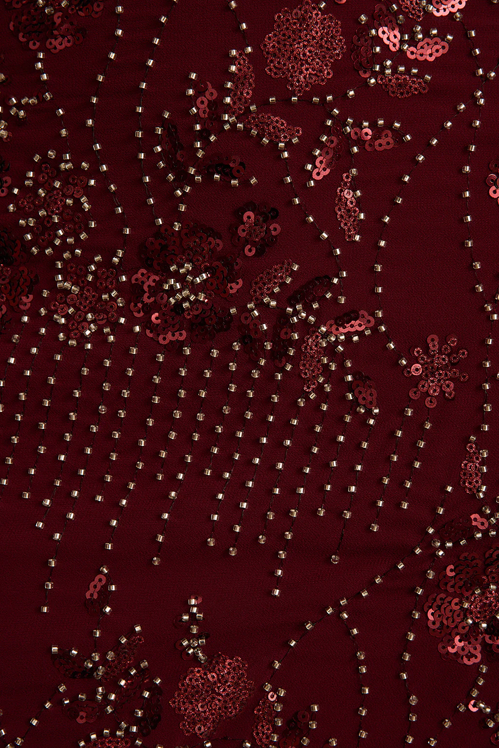 Capri Mulberry Beaded Halter Top - Image 9
