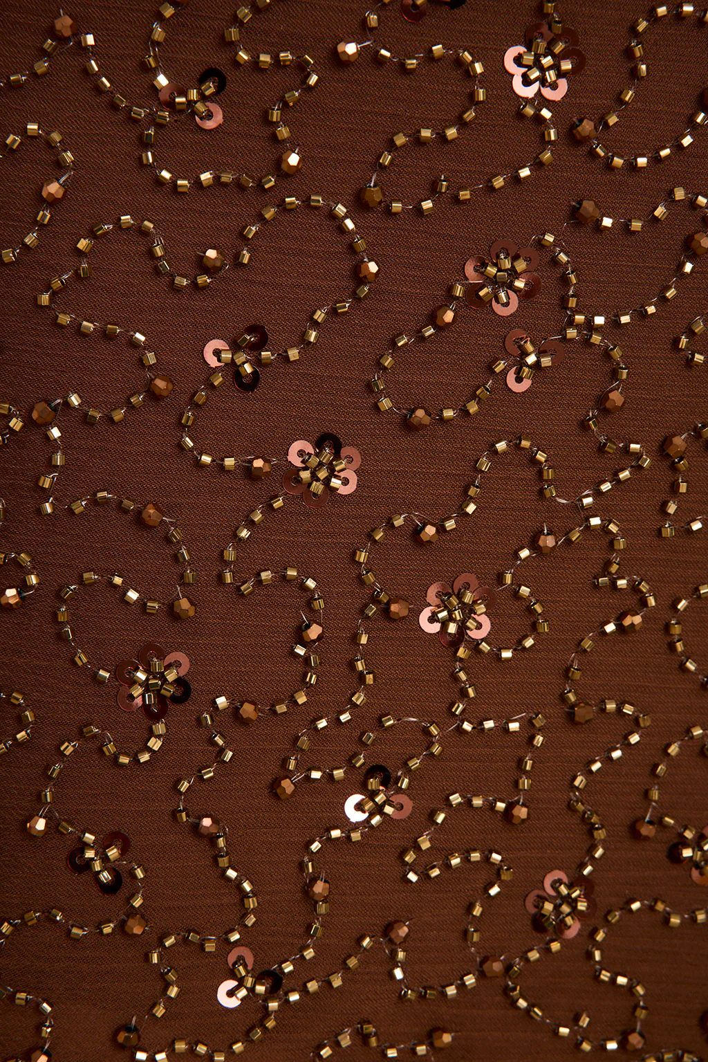Freya Mocha Beaded Sarong - Image 9