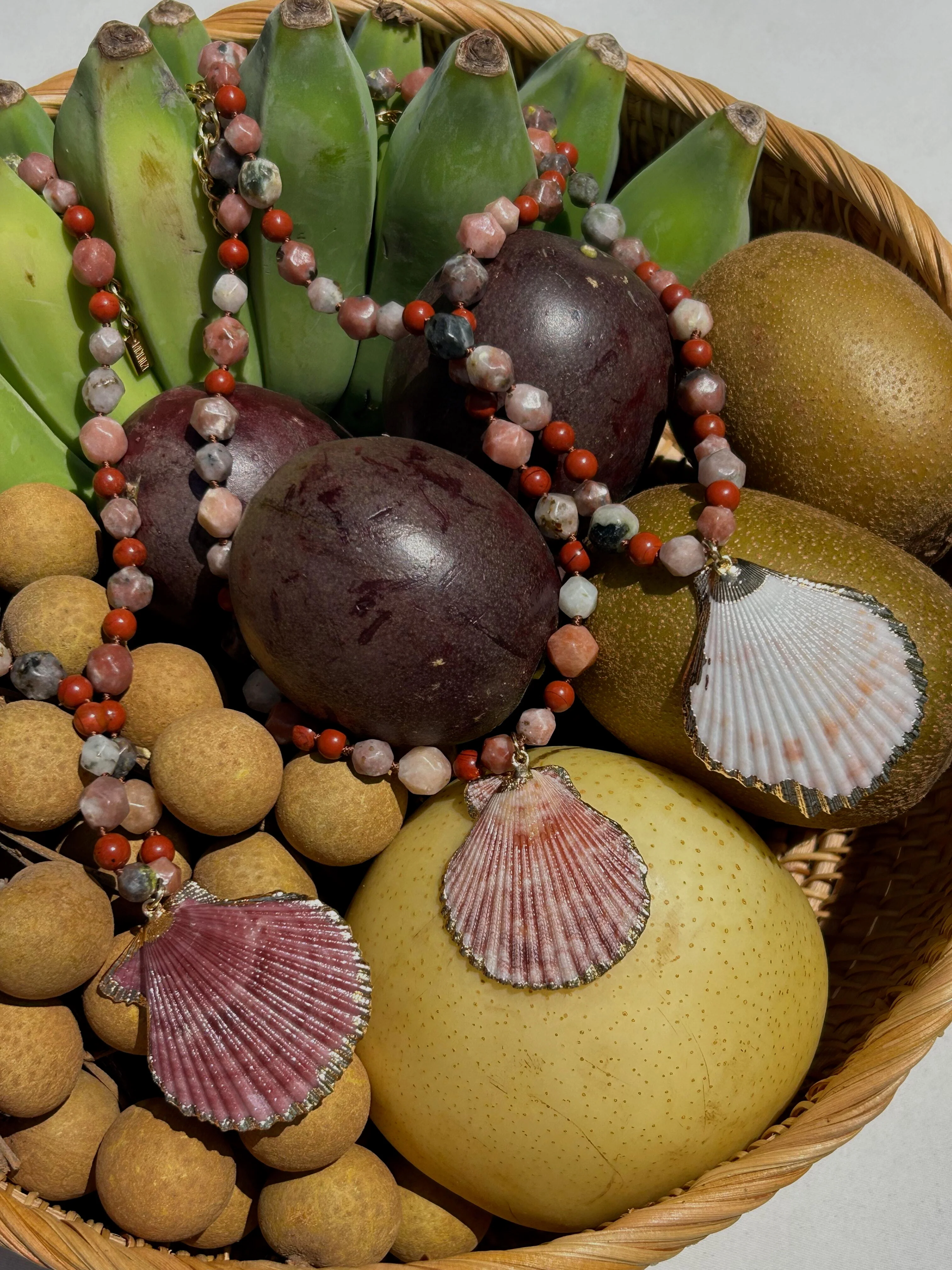 Rio Beaded Shell Necklace - Image 4
