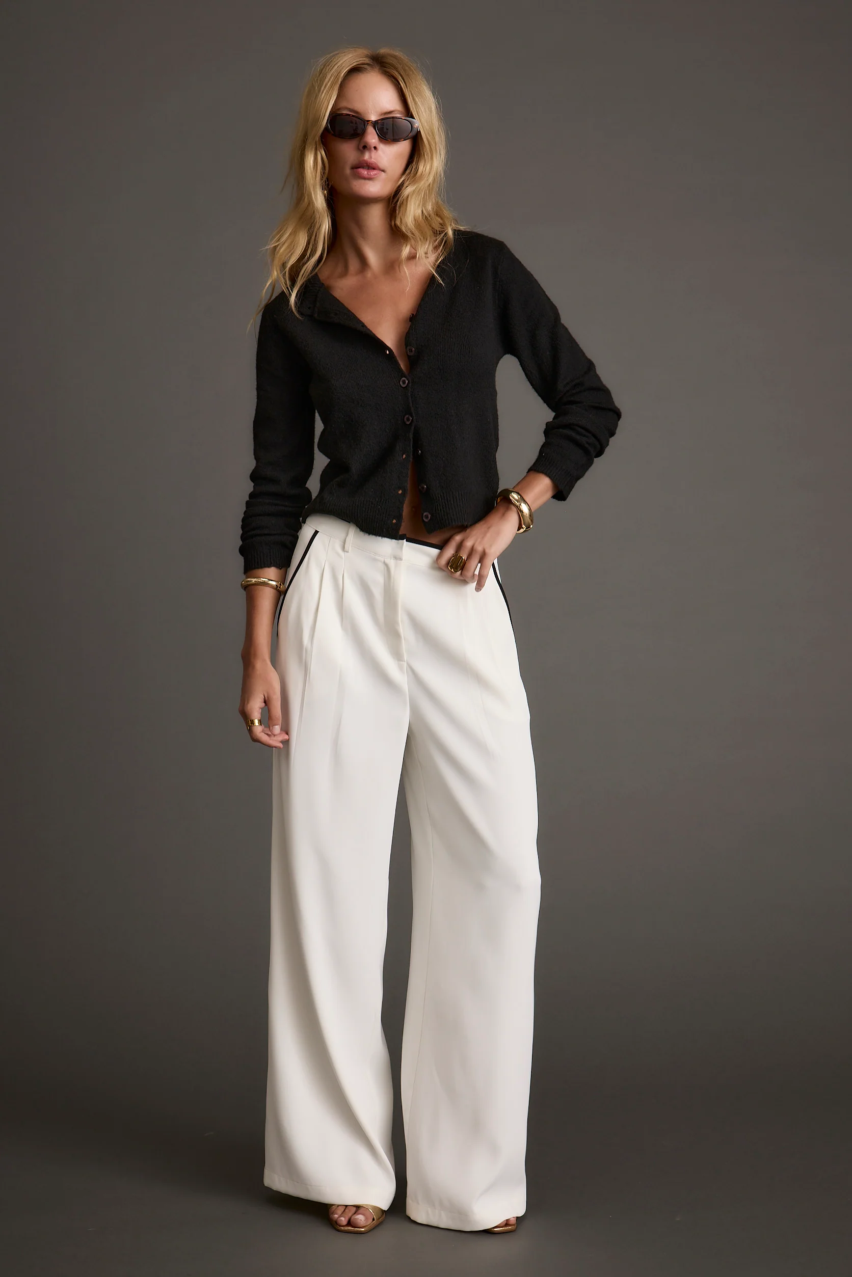 Skylar White Trousers - Image 5